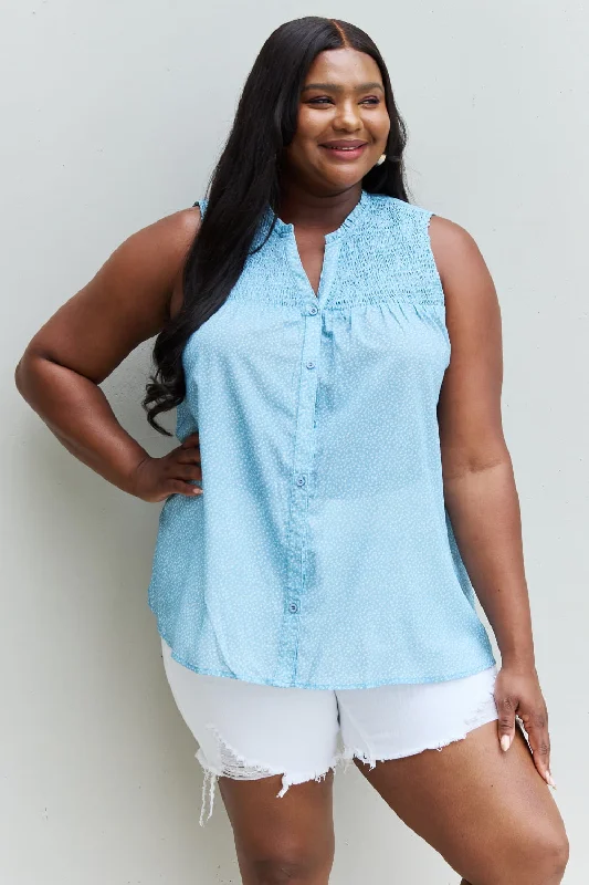 HEYSON She Means Business Full Size Ruffled Floral Flare Shirt Ribbed T-Shirt High Neck Heavyweight HEYSON She Means Business Full Size Ruffled Floral Flare Shirt Ribbed T-Shirt High Neck Heavyweight