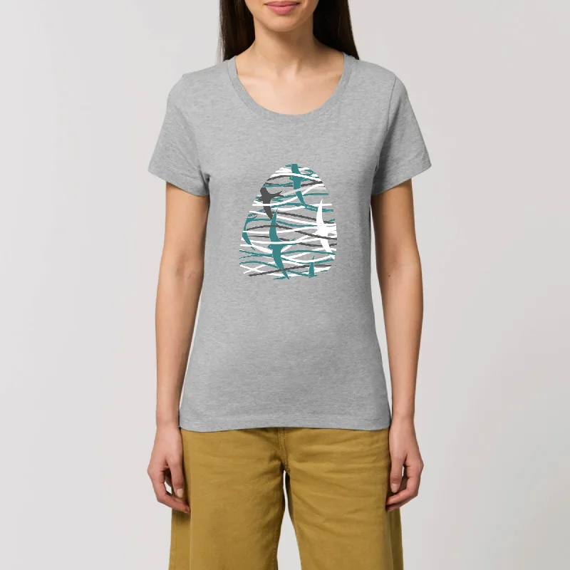 In the wind | T-shirt Femme 100% Coton BIO - EXPRESSER Casual Formal Business