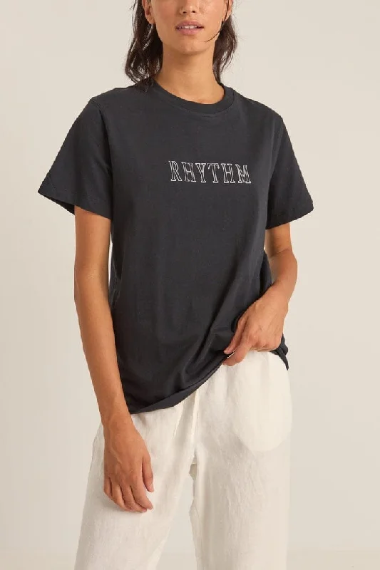 Rhythm Flagship Boyfriend T-Shirt Rayon Fabric Velvet Fabric Corduroy Fabric
