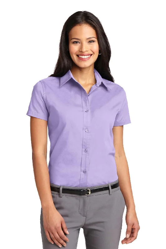 Port Authority Ladies Short Sleeve Easy Care Shirt. L508 Lace Blend Ribbed Blend Corduroy Blend Port Authority Ladies Short Sleeve Easy Care Shirt. L508 Lace Blend Ribbed Blend Corduroy Blend