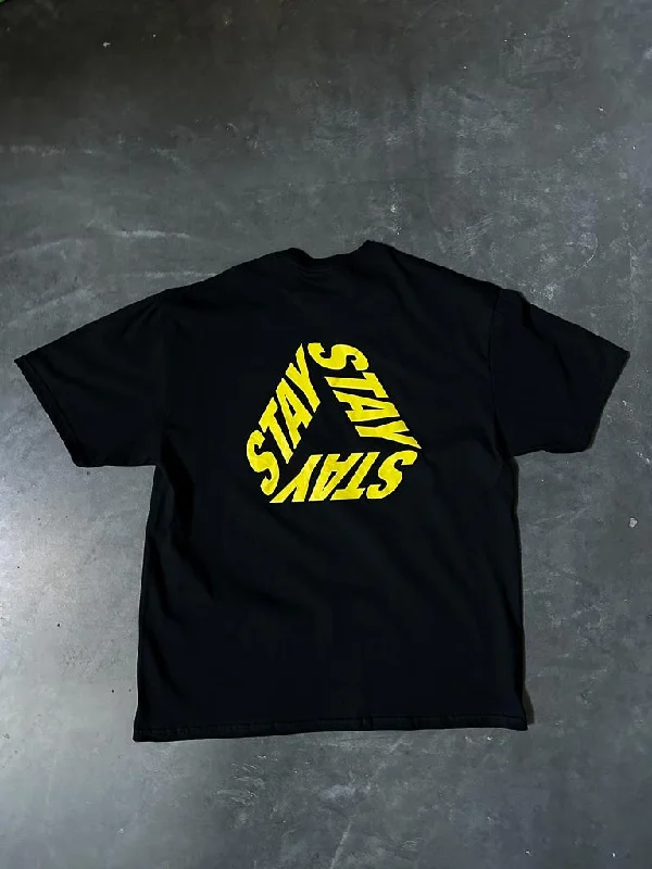 Triple Threat Tee - Black Machine Wash Dry Clean Hand Wash