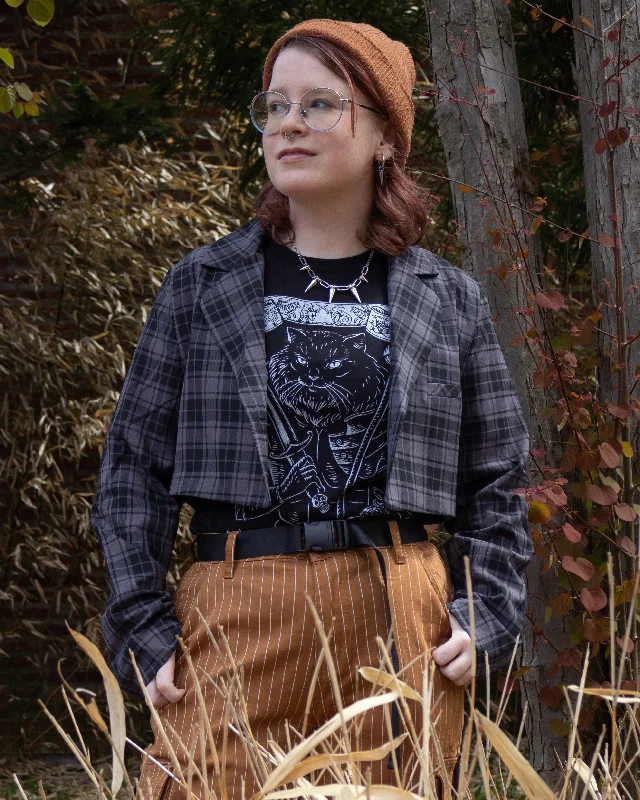 Victory T-Shirt CAT COVEN Houndstooth Herringbone Solid