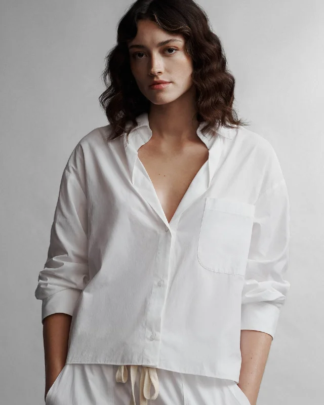 Day After Shirt Solid Print Embellished