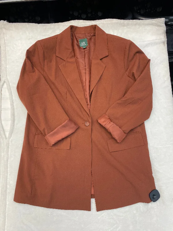 Blazer By Wild Fable In Brown, Size: L Women's Navy Jacket