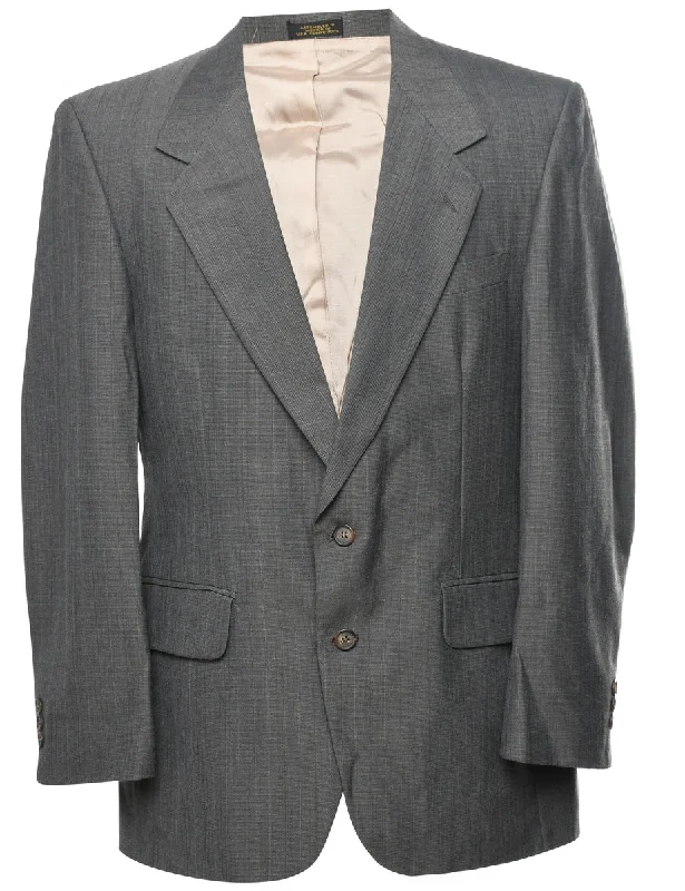 Grey Classic Blazer - L Women's Simple Blazer