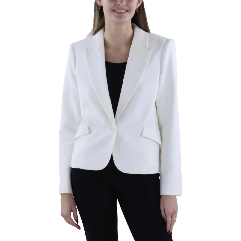 L'Agence Womens Notch Collar Suit Separate One-Button Blazer Women's Vacation Suit