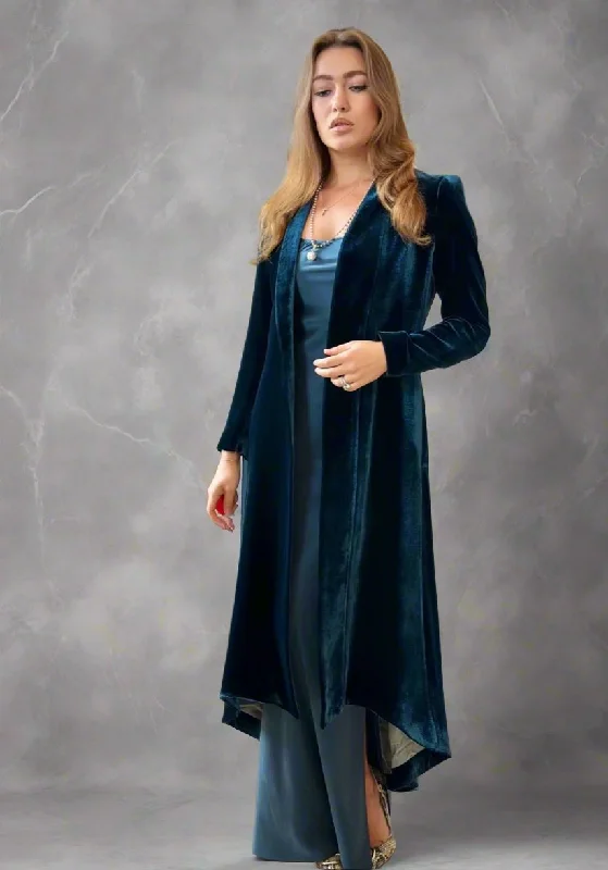 T.ba Ginebra Coat Velvet Blouse Shirt Tunic