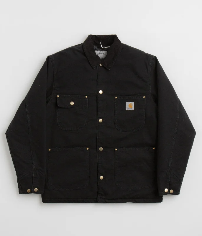 Carhartt OG Chore Coat - Black / Black Rayon Velvet Corduroy