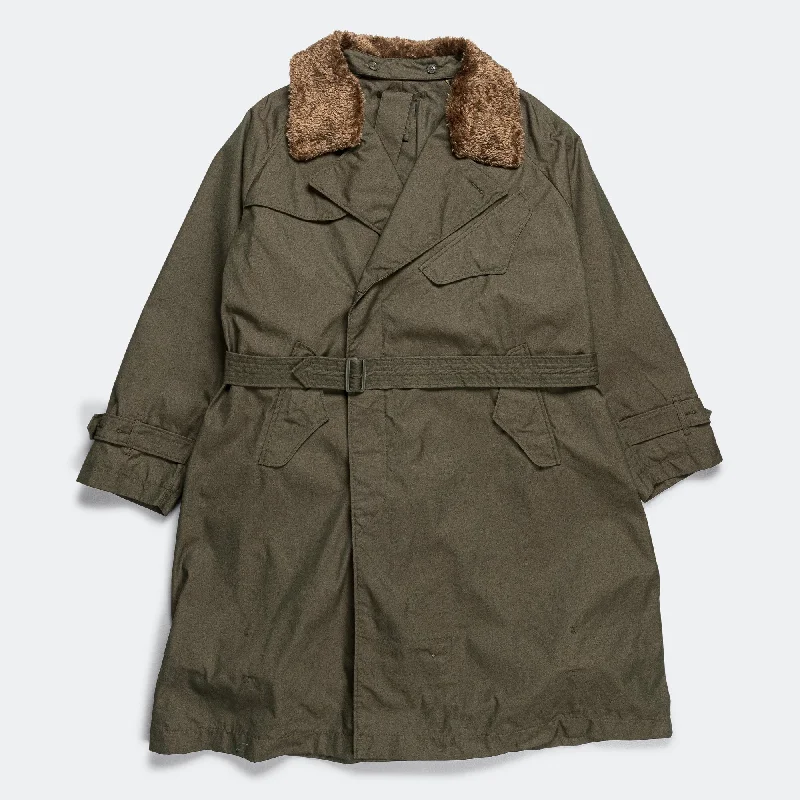 Storm Coat - Olive CP Weather Poplin Mesh Canvas Denim