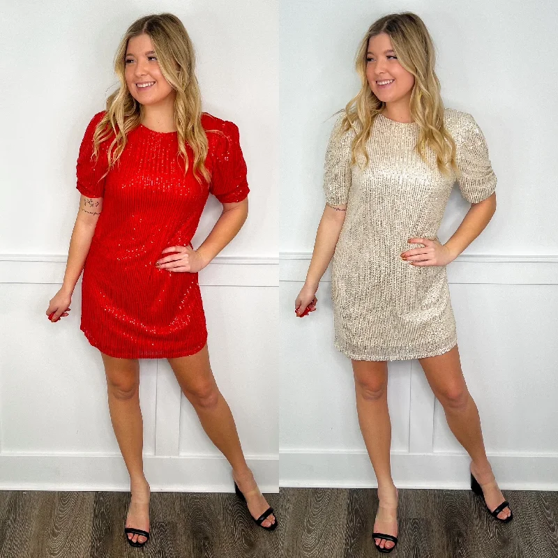 Best Catch Sequin Avery Mae Dress - 2 colors!