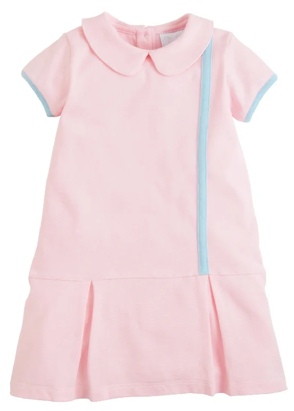 Light Pink Cotton Pique Knit Dress