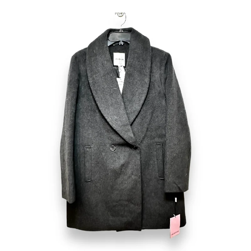 Coat Other By Avec Les Filles In Grey, Size: L Pockets Sleeves Lining