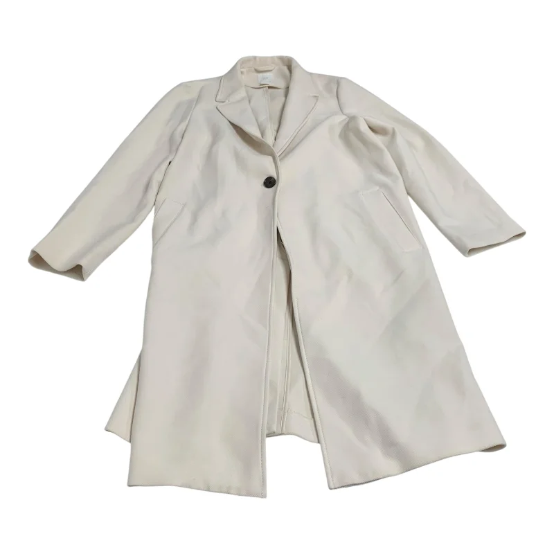 Coat Other By H&m In Cream, Size: M Hooded Caped Scarf