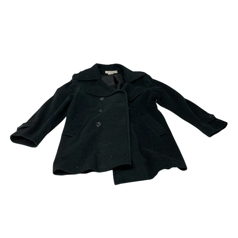 Coat Other By Larry Levine In Black, Size: L Solid Print Jacquard