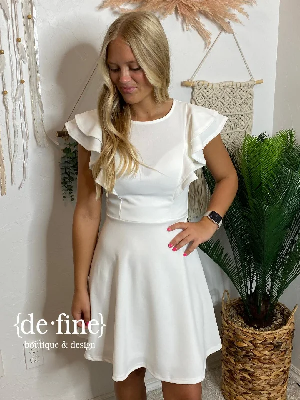 Dancing Queen Dress in White