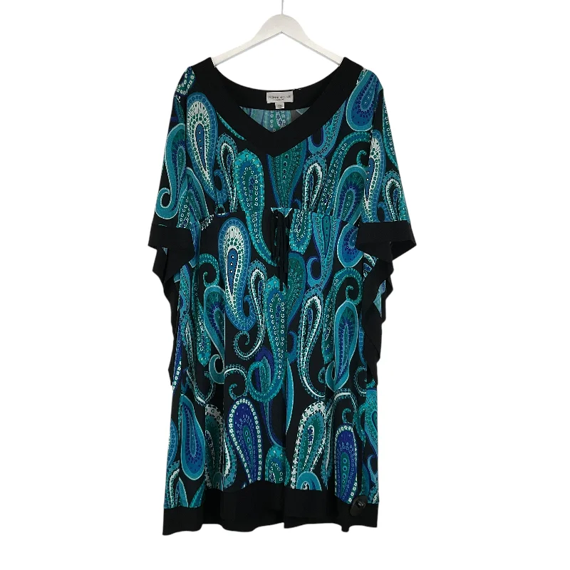 Dress Casual Short By Ronnie Nicole In Blue, Size: 2x