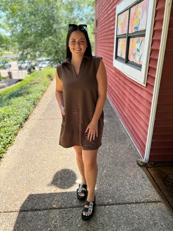 Espresso Date Dress