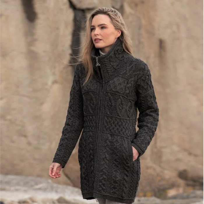 Glendalough Wool Coat Suede Jacket Faux Fur Jacket Puffer Jacket