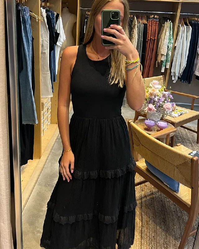 Heartloom Abi Dress In Black