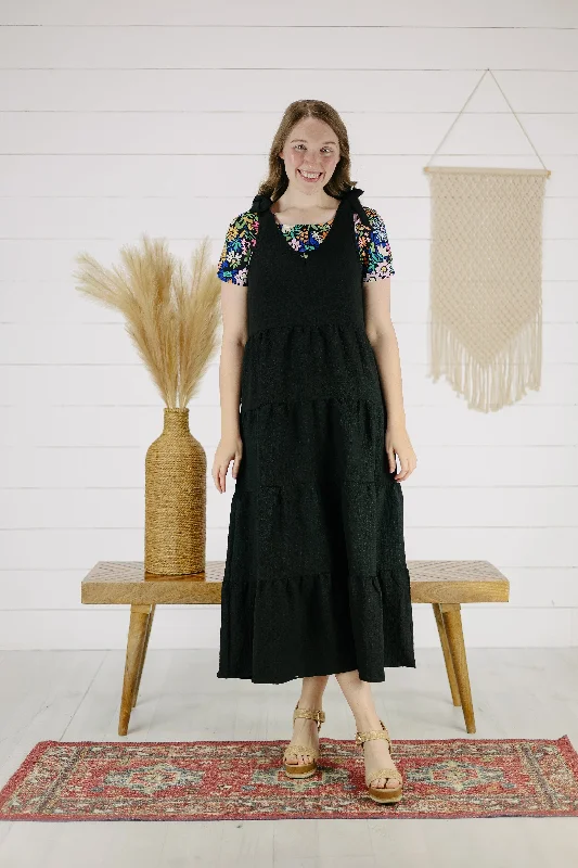 Highland Jumper Dress - Black