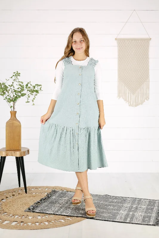 Ireland Jumper Dress - Mint