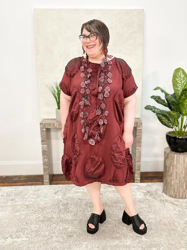 Simona Dress, Garnet Disc