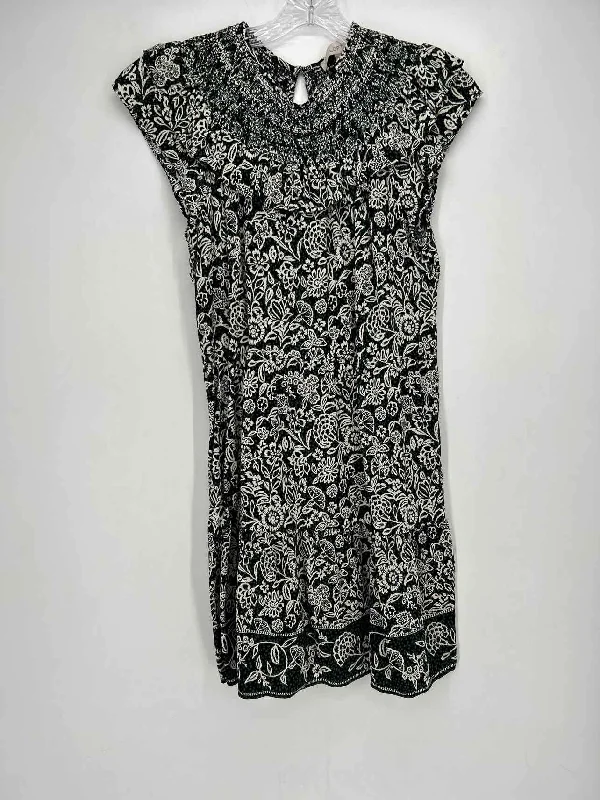 Loft Size M Green Print Dress