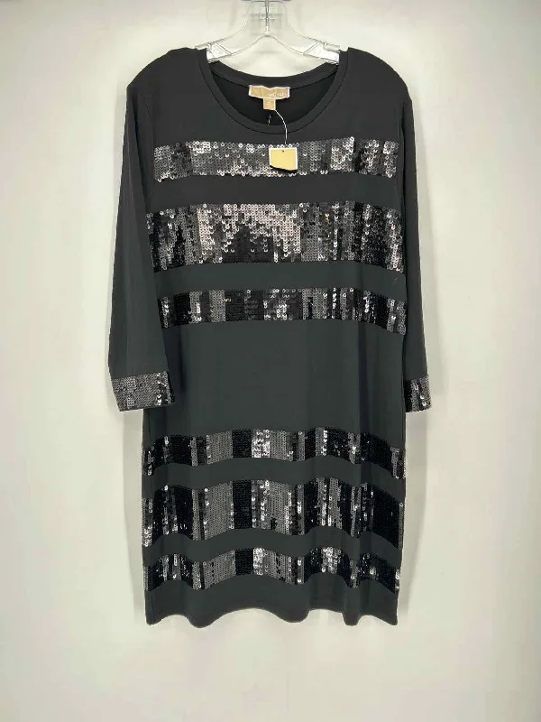 Michael Kors Size XL Black Shimmer NWT Dress