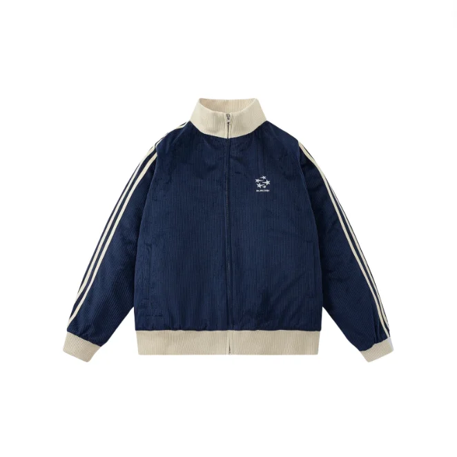 NB Embroidery Corduroy Coat Cardigan Sweater Pullover