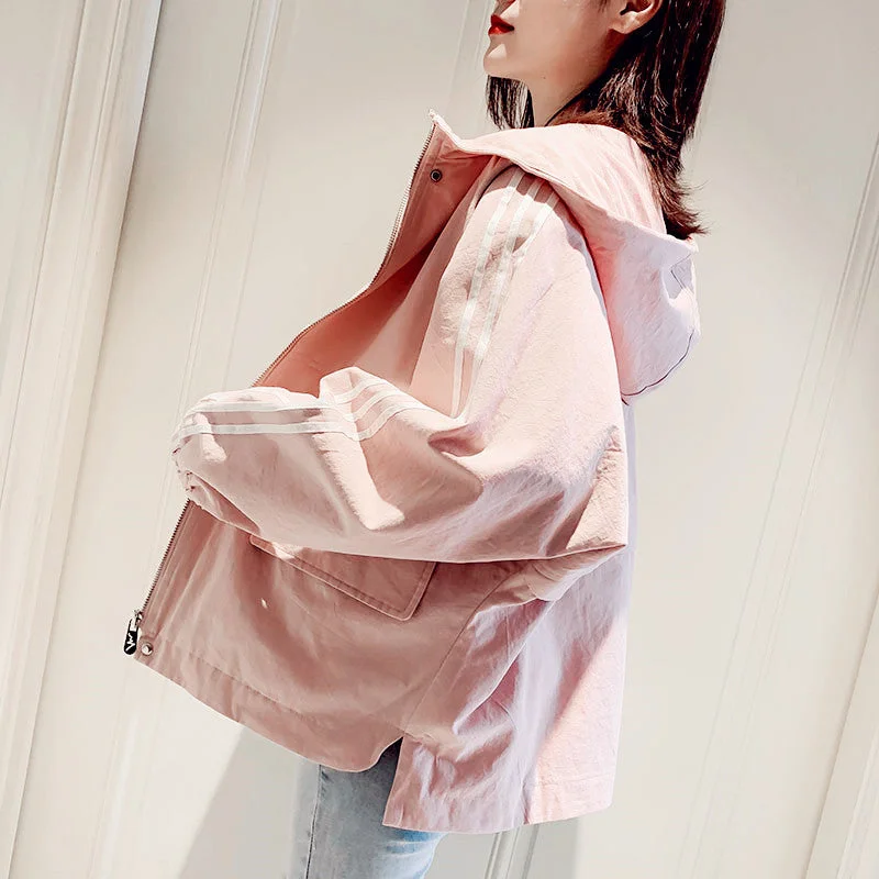 Simple long-sleeved coat  275 Blazer Duffle Coat Pea Coat