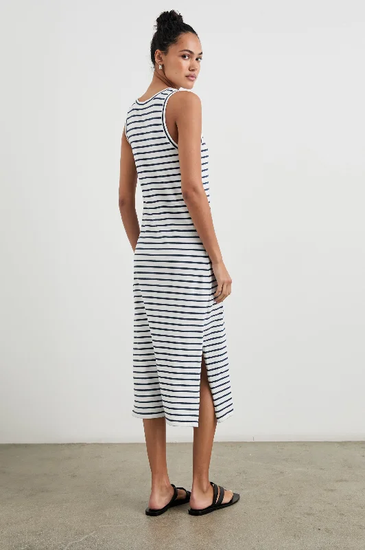 THE TANK DRESS - SAILOR STRIPE NAVY