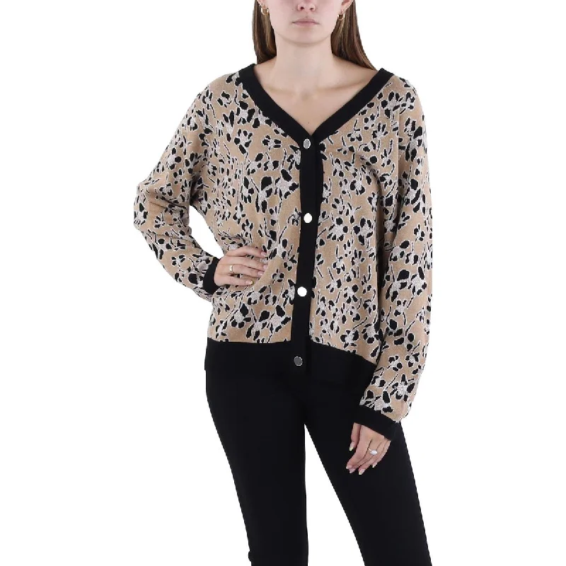 Anne Klein Womens Plus Floral Print Button Down Cardigan Sweater Spandex Blend Rayon Blend Denim Blend Anne Klein Womens Plus Floral Print Button Down Cardigan Sweater Spandex Blend Rayon Blend Denim Blend