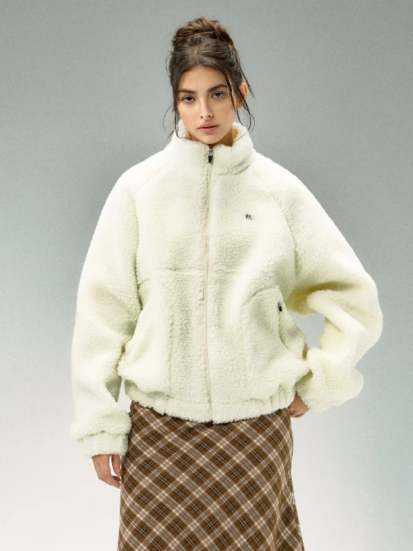 Womens Lambswool Berber coat for women 2024 autumn and winter new thickened cotton coat Nylon Polyester Spandex