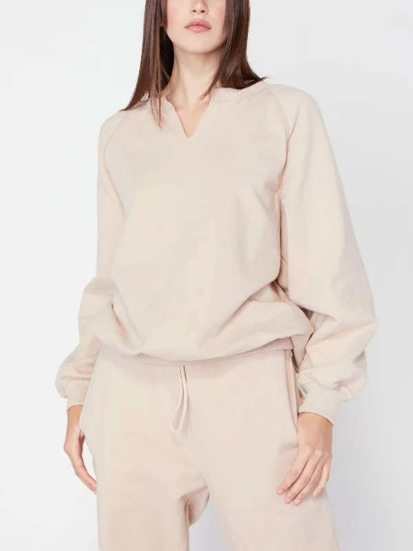 Ashley Oversized Pullover Scalloped Neck Pullover