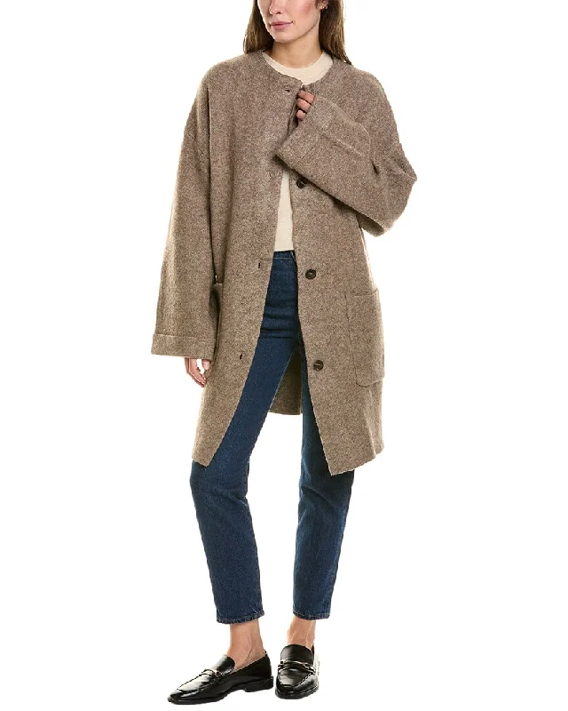 Avantlook Coat Bomber Denim Leather