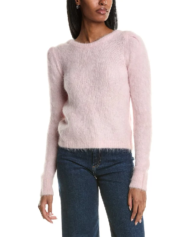 ba&sh Alpaca-Blend Pullover Jewel Neck Pullover