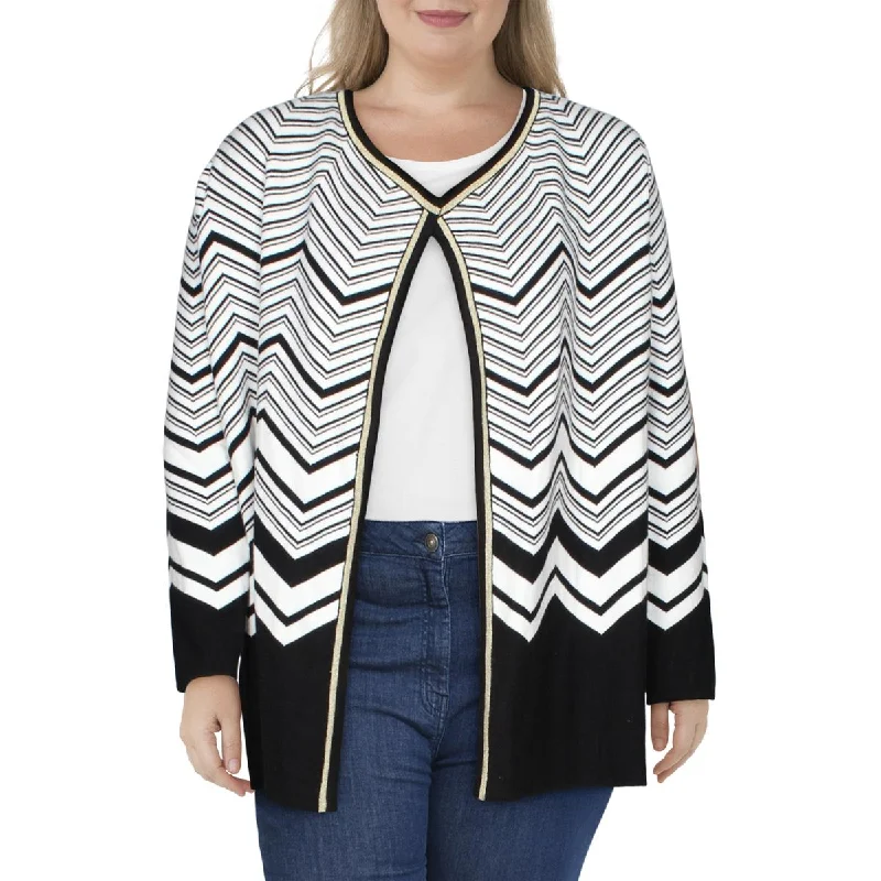 Belldini Womens Plus Chevron Open Front Cardigan Sweater Wool Cardigan Cotton Cardigan Cashmere Cardigan Belldini Womens Plus Chevron Open Front Cardigan Sweater Wool Cardigan Cotton Cardigan Cashmere Cardigan