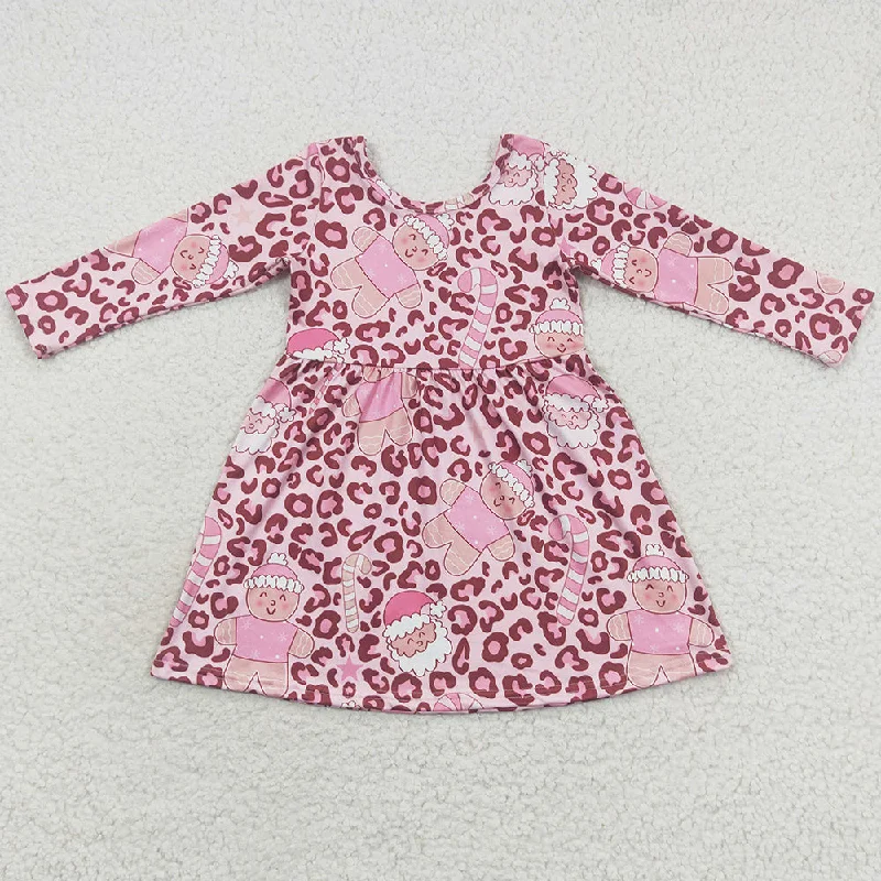 Christmas Baby Girls Dress Long Sleeve Dresses GLD0327 Tunics Practical easy-care
