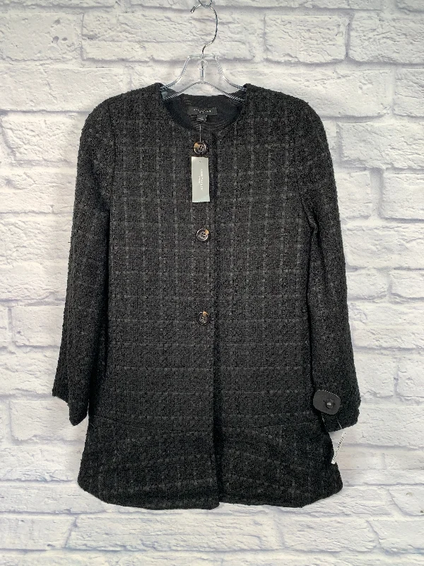 Coat Other By Ann Taylor In Black, Size: S Boat Neck Jacket Square Neck Jacket One-Shoulder Jacket Coat Other By Ann Taylor In Black, Size: S Boat Neck Jacket Square Neck Jacket One-Shoulder Jacket