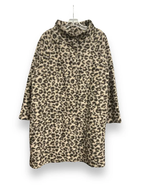Coat Other By Christian Siriano In Animal Print, Size: 1x Sleeveless Short Sleeve Long Sleeve Coat Other By Christian Siriano In Animal Print, Size: 1x Sleeveless Short Sleeve Long Sleeve