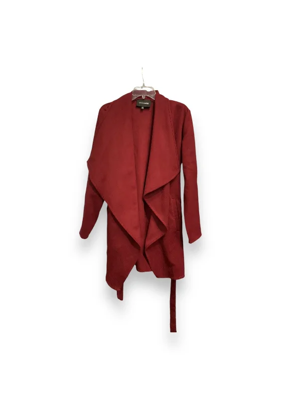 Coat Other By Fashion Nova In Red, Size: L Trench Wool Cashmere