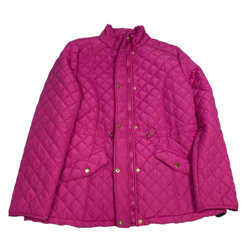 Coat Other By Jason Maxwell In Pink, Size: L Tailored Straight A-Line