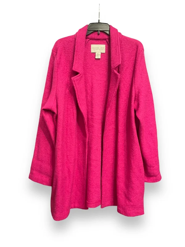 Coat Other By Rachel Zoe In Pink, Size: Xl Hooded Caped Scarf