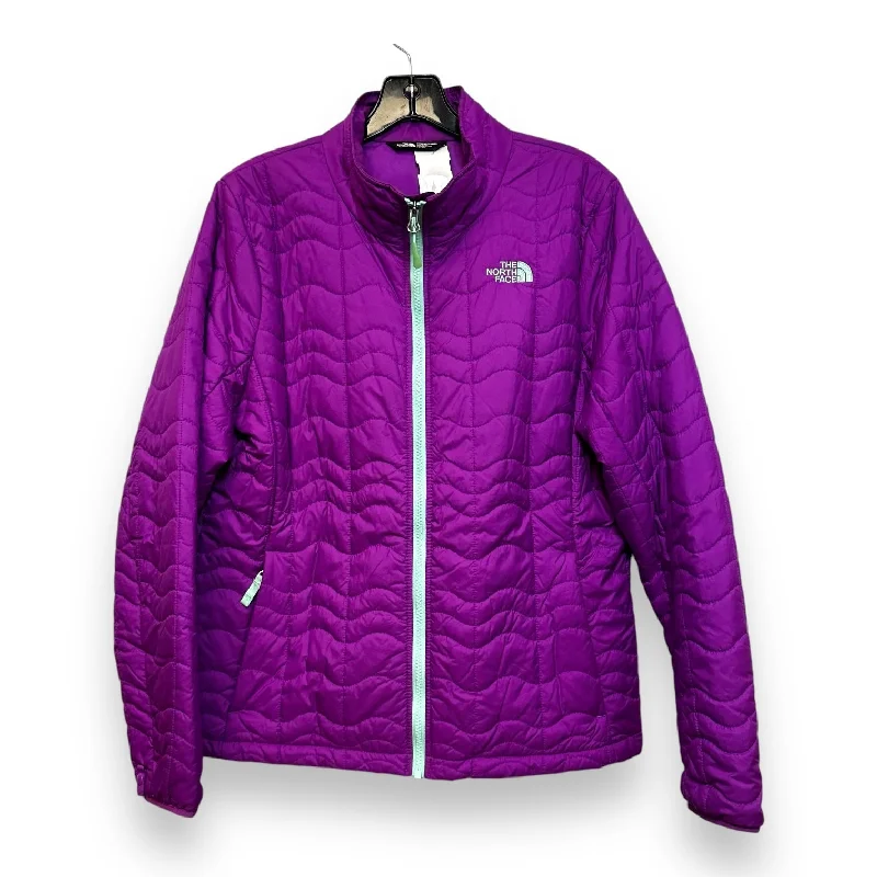 Coat Other By The North Face In Purple, Size: Xl Anorak Windbreaker Fleece