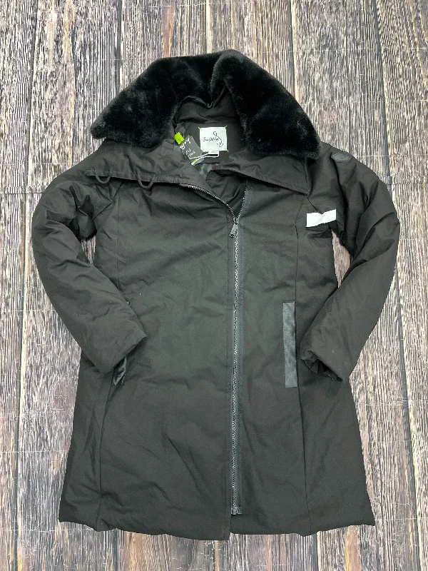 Coat Puffer & Quilted By Sam Edelman In Black, Size: S Vent Hem Cuff