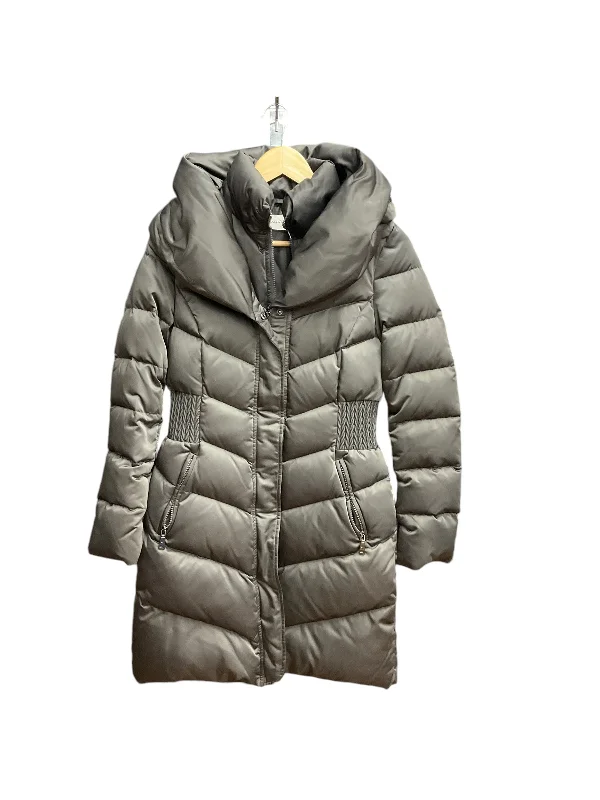 Coat Puffer & Quilted By T Tahari In Grey, Size: S Shawl Collar Notch Collar Lapel Collar Coat Puffer & Quilted By T Tahari In Grey, Size: S Shawl Collar Notch Collar Lapel Collar