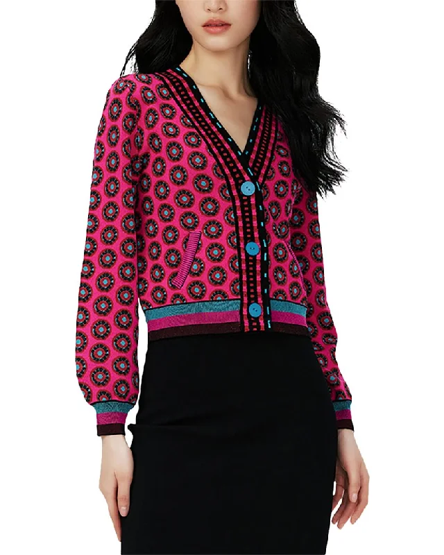 Diane von Furstenberg Bryant Wool-Blend Cardigan Long Cardigan Short Cardigan Medium Cardigan Diane von Furstenberg Bryant Wool-Blend Cardigan Long Cardigan Short Cardigan Medium Cardigan