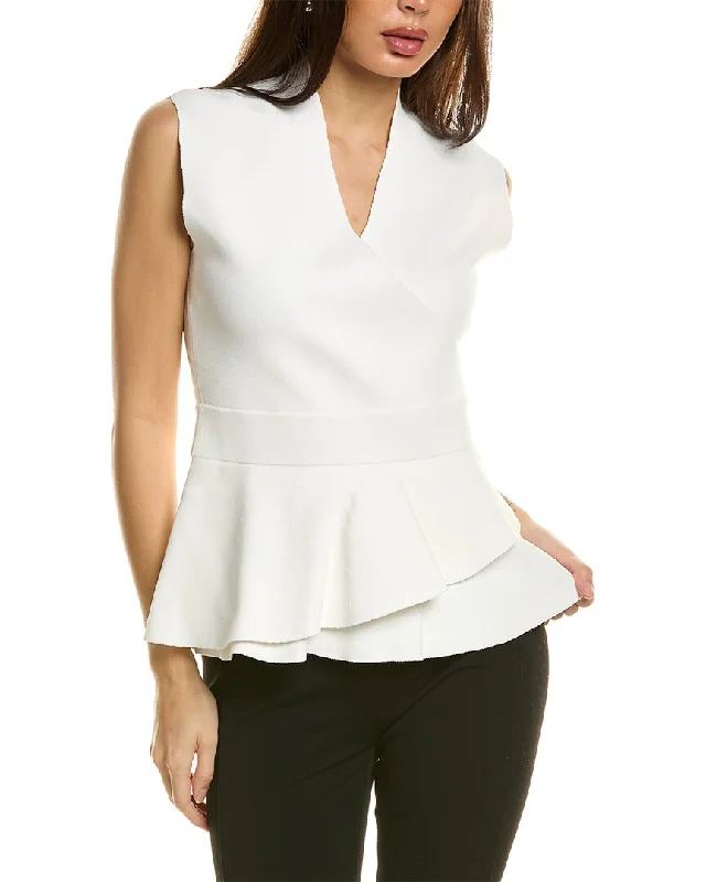 Elie Tahari The Maya Pullover Sarouel Sleeve Pullover