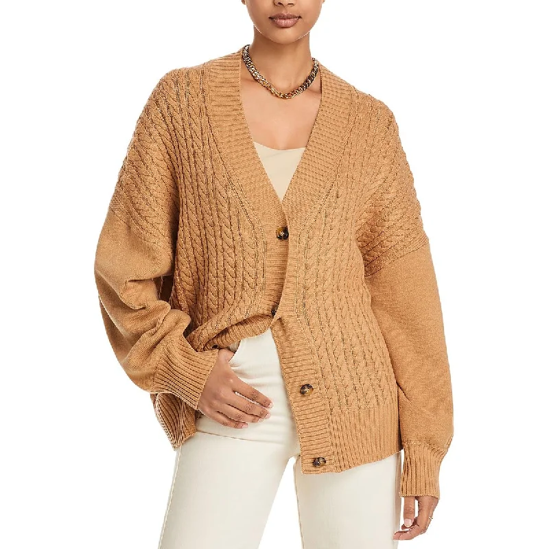 French Connection Womens Cable Knit Ribbed Trim Cardigan Sweater Chenille Fabric Brocade Fabric Lace Fabric French Connection Womens Cable Knit Ribbed Trim Cardigan Sweater Chenille Fabric Brocade Fabric Lace Fabric