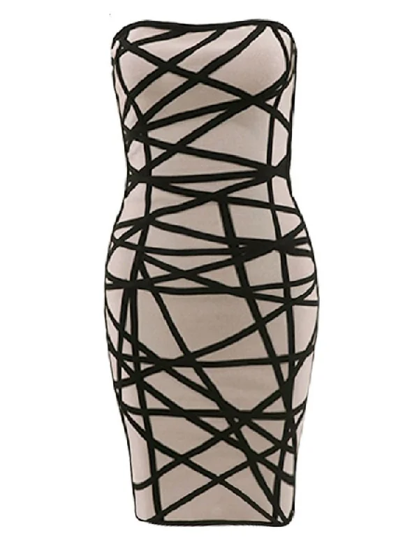 High Quality Strapless Rayon Sexy Geometric Perspective Women's New Fashion Bodycon Mini DressPbong mid size graduation outfit romantic style teen swag clean girl ideas 90s latina aesthetic Tunics Corduroy durable High Quality Strapless Rayon Sexy Geometric Perspective Women's New Fashion Bodycon Mini DressPbong mid size graduation outfit romantic style teen swag clean girl ideas 90s latina aesthetic Tunics Corduroy durable